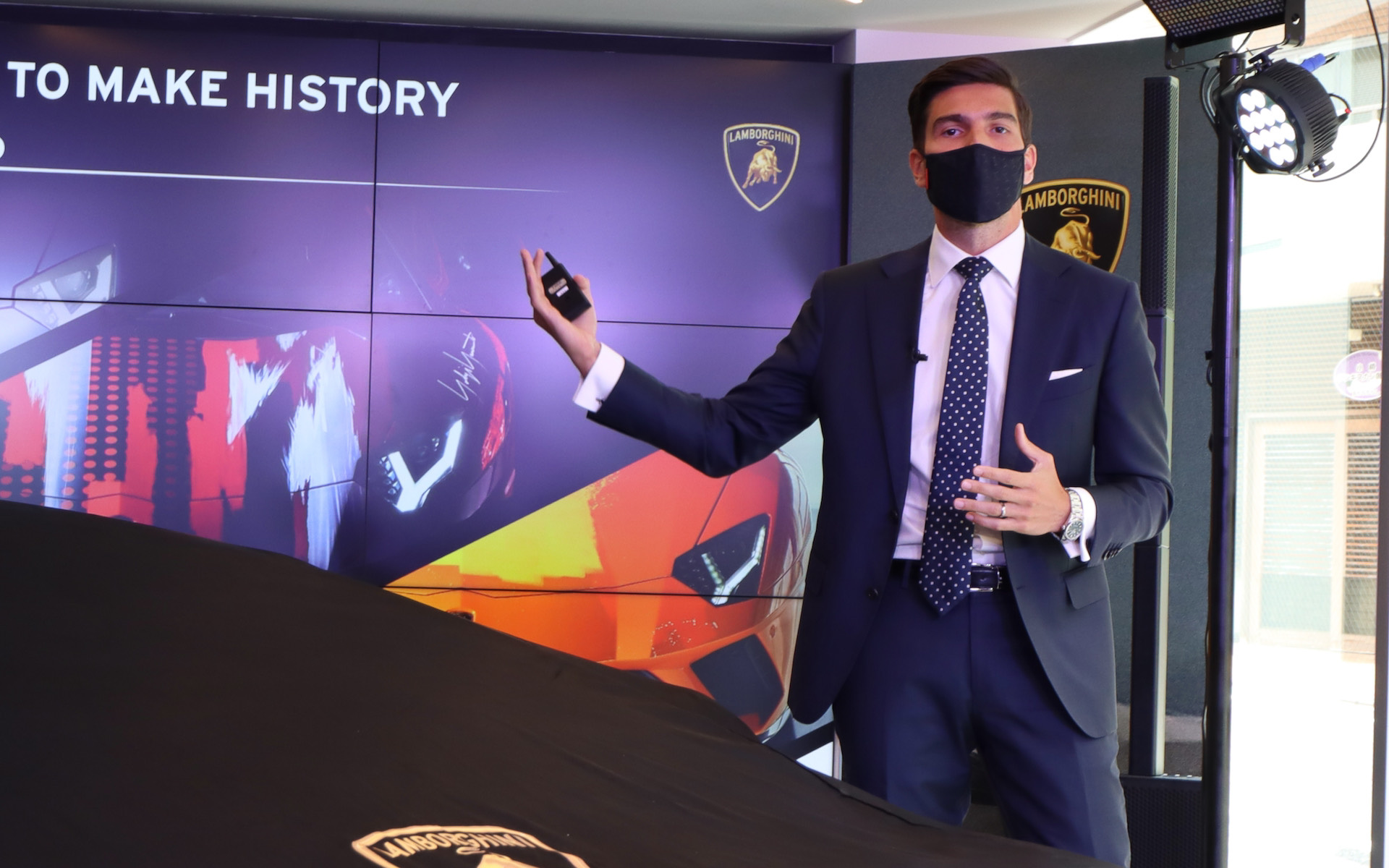 ランボルギーニ・ジャパン代表のダビデ・スフレコラ氏