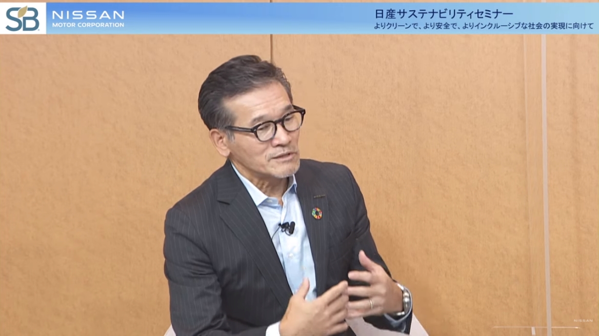 「クルマを作って売るだけでなく、日産の技術を生かしていきたい」と田川氏