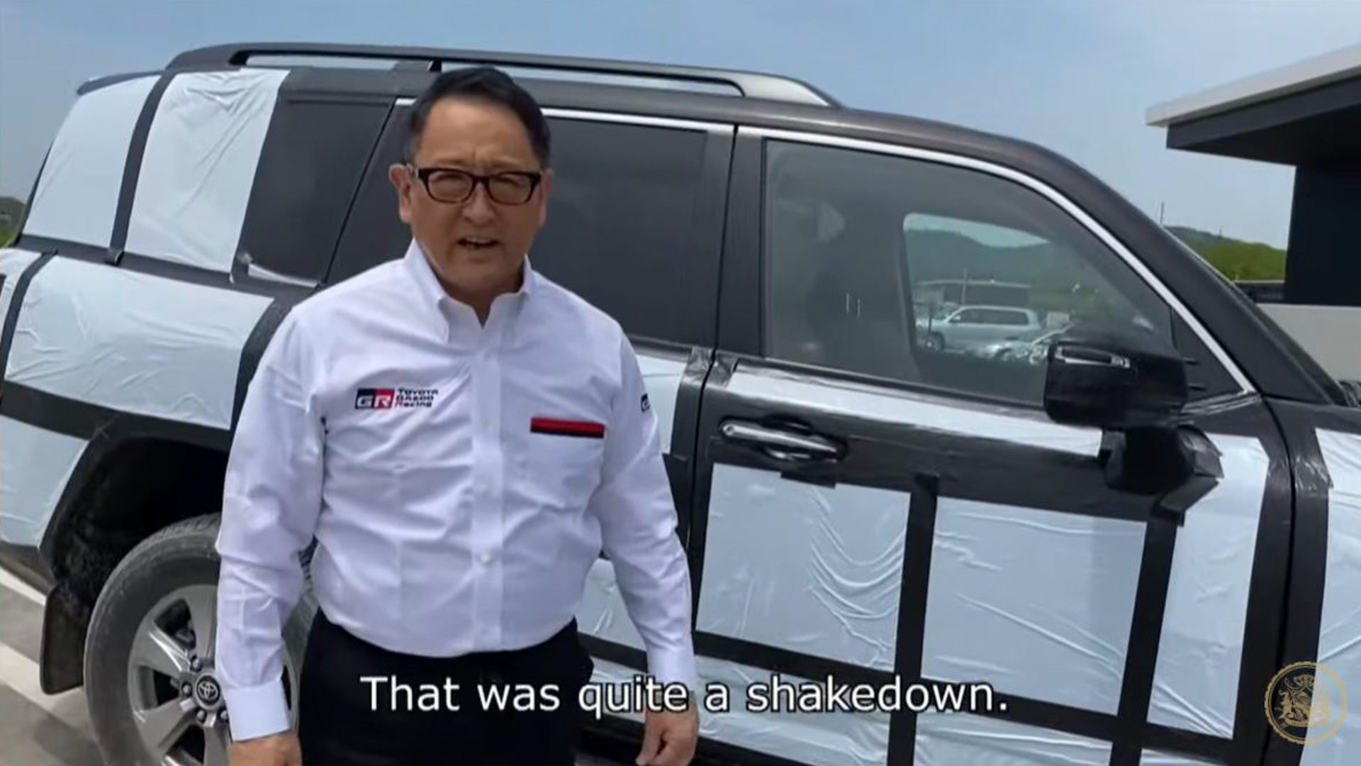 豊田章男社長もビデオメッセージを届けた