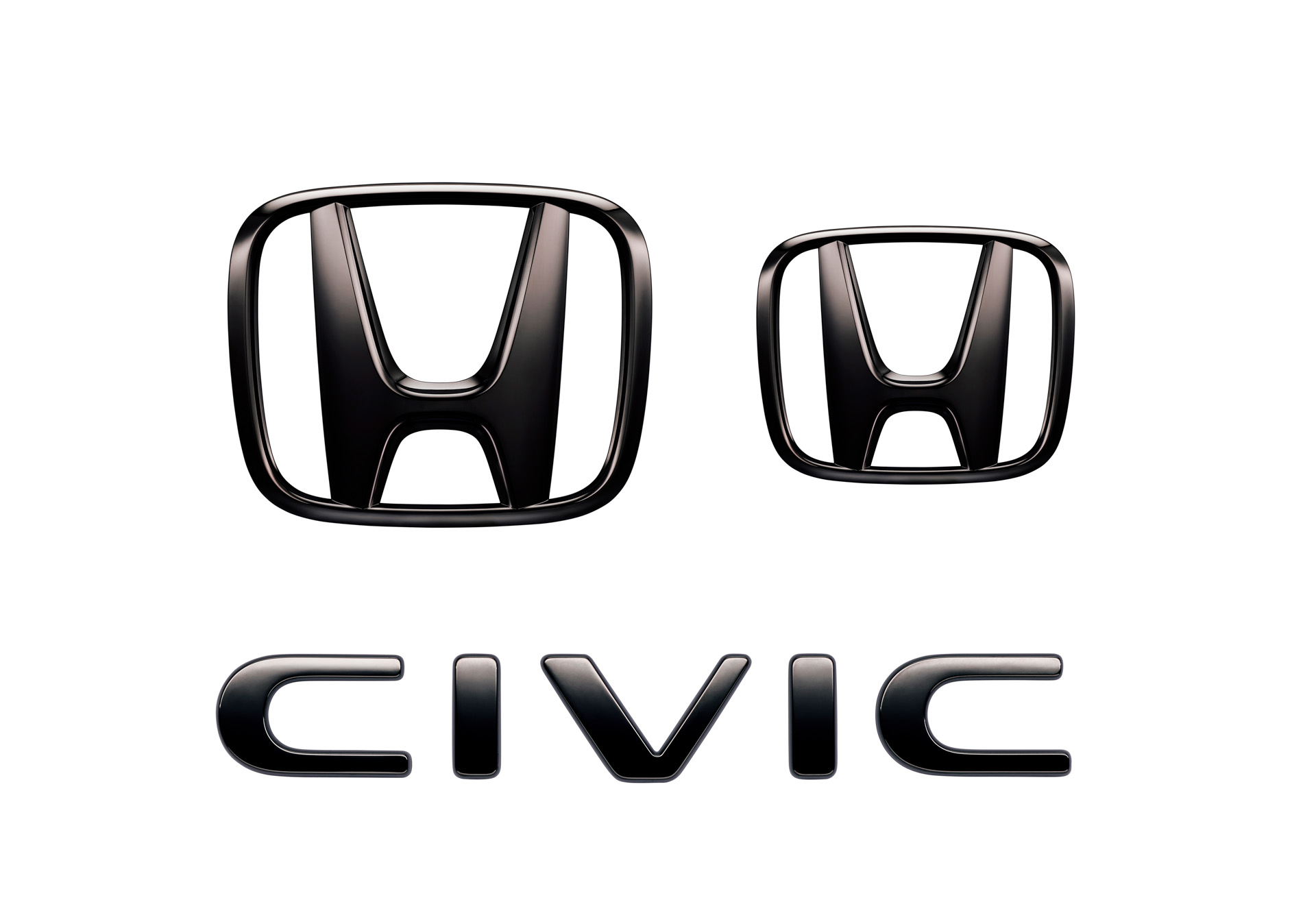 ブラックエンブレム Hマーク2個＋車名エンブレム/ブラッククロームメッキ：1万1000円