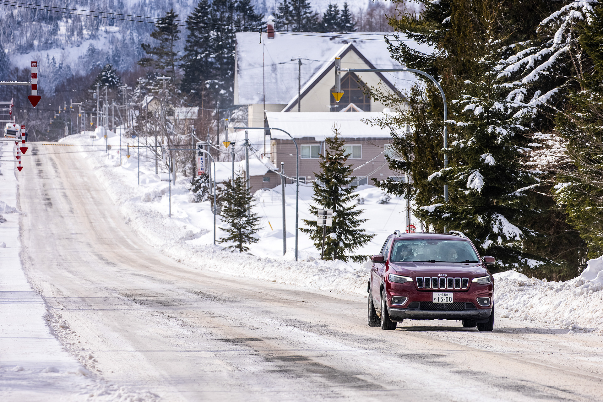 アイス路面でのコントロール性も高く、容易に修正操舵が効くので楽に走ることができた