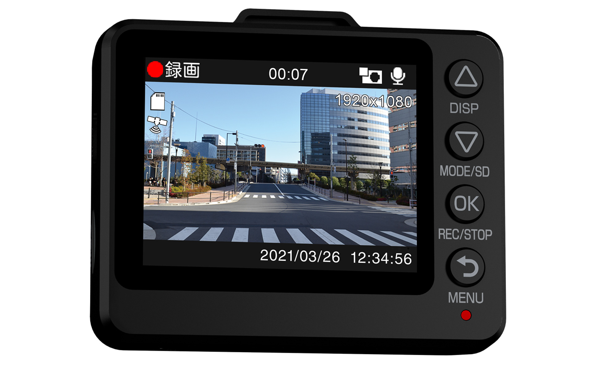 フロントカメラ（モニター部、操作部）