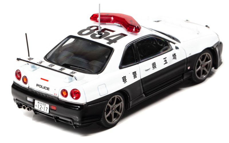 レイズ ヒコセブン 日産 スカイライン25GT-tER34青森県警察高速道隊車両 Amazon | レイズ R34 スカイライン 25 GT-t ER34 青森県警高速隊