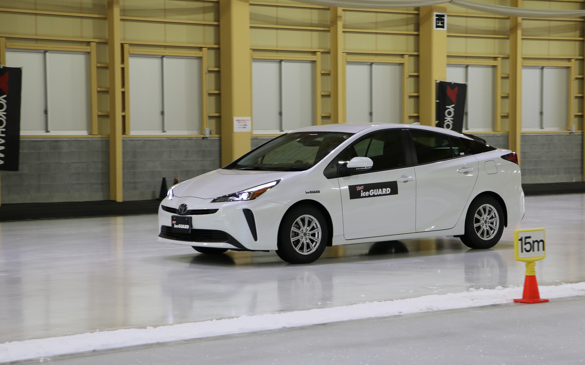 新製品アイスガード 7での走行