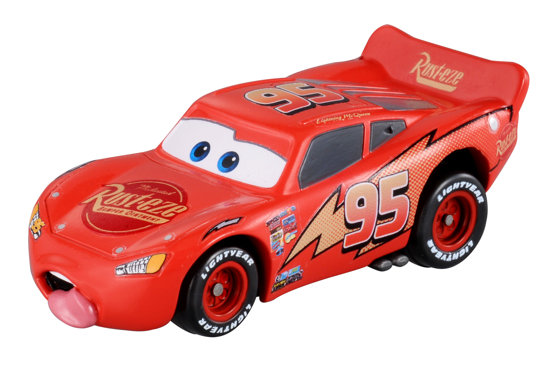 12月中旬発売 カーズ トミカ15周年記念「カーズ トミカ ライトニング・マックィーン（ジャンプタイプ）」 価格：1100円
