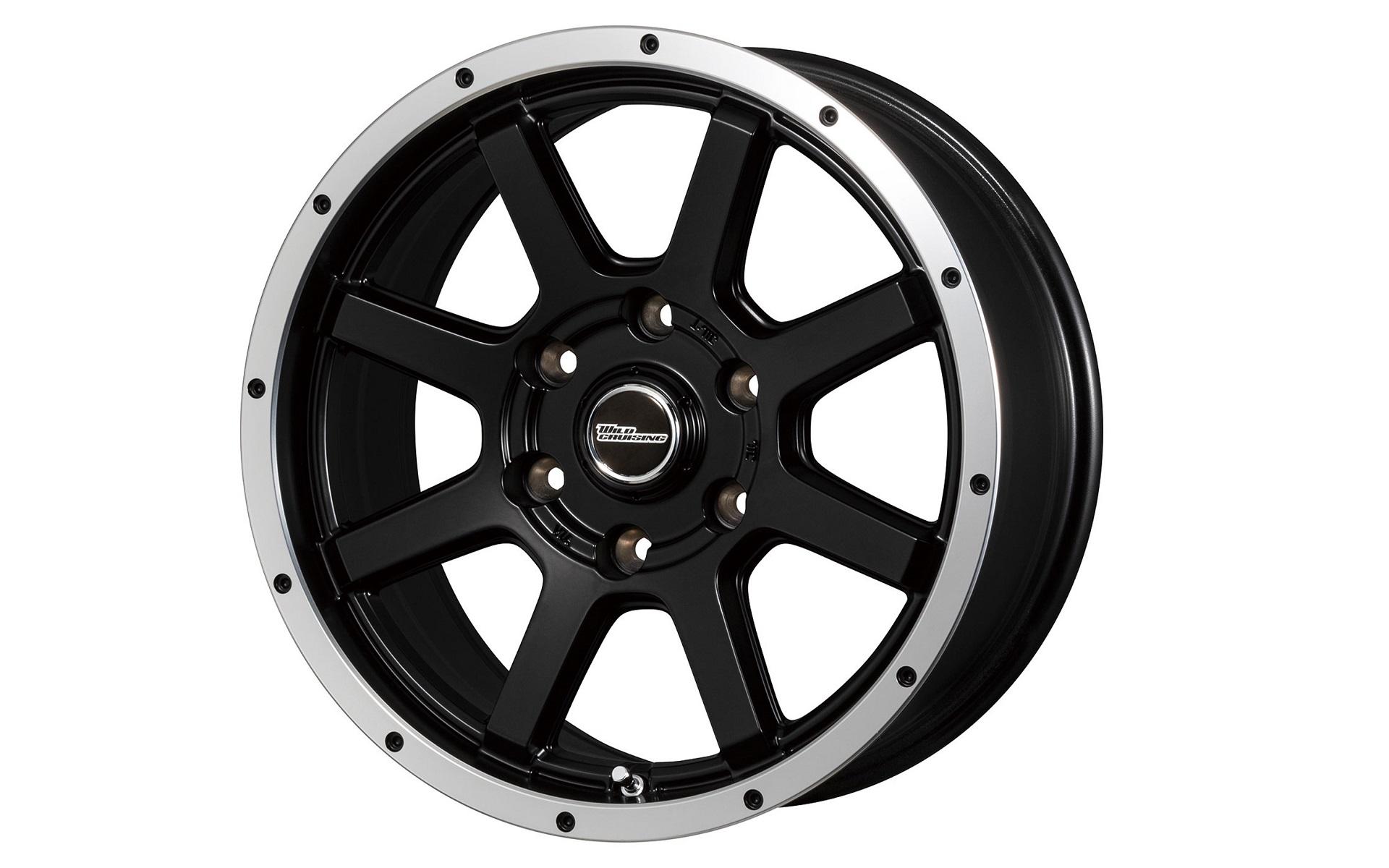 製造：鋳造、構造：1ピース、サイズラインアップ：12インチ～17インチ、カラーバリエーション：セミグロスブラックフランジポリッシュ