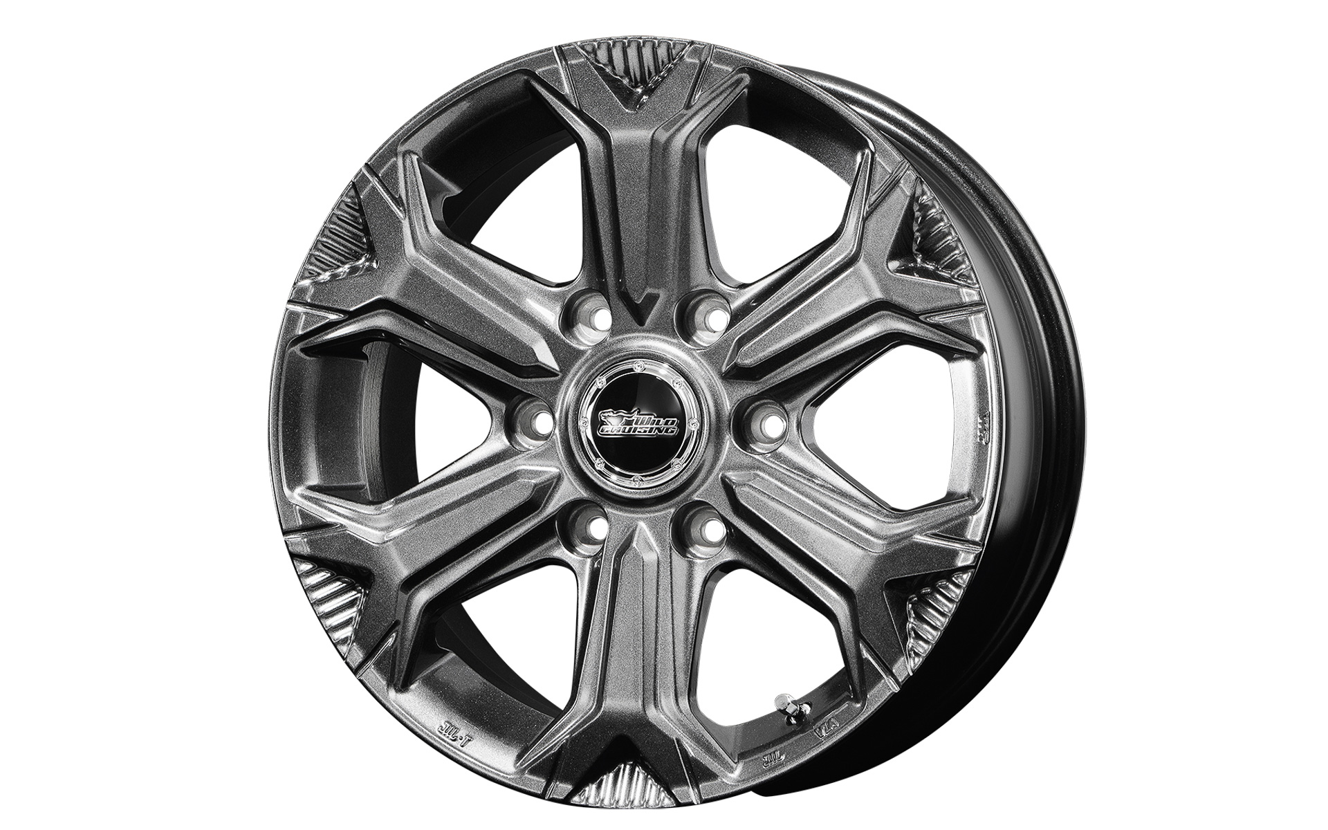 製造：鋳造、構造：1ピース、サイズラインアップ：15インチ～17インチ、カラーバリエーション：DG（ダークガンメタリック）