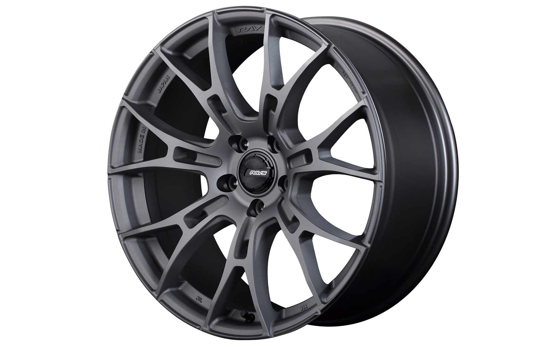 製造：鋳造、構造：1ピース、サイズラインアップ：18インチ～19インチ、カラーバリエーション：マットグラファイト