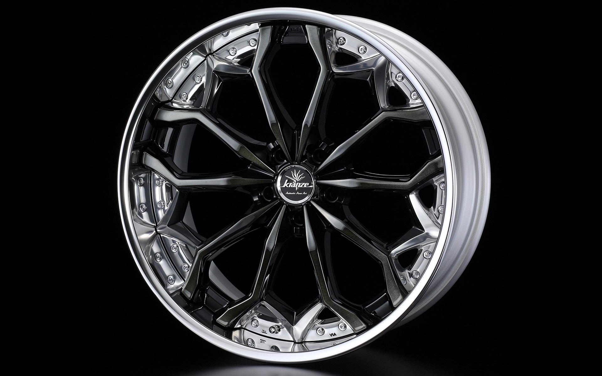 ブラック＆バフ/ブラッシュド 2トーンクリア