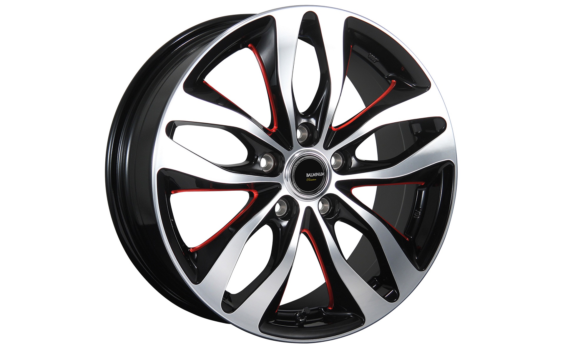 製造：鋳造、構造：1ピース、サイズラインアップ：16インチ～18インチ、カラーバリエーション：ミラーカットブルーライン、ミラーカットレッドライン