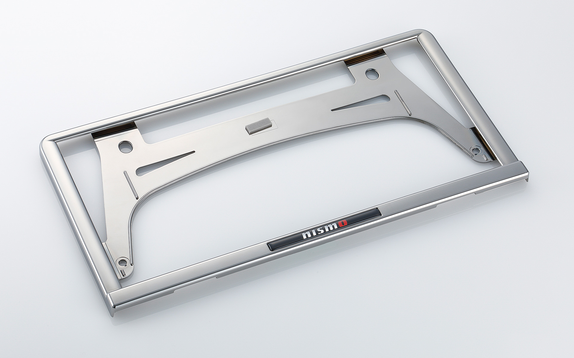 ブラッククロームメッキナンバープレートリム