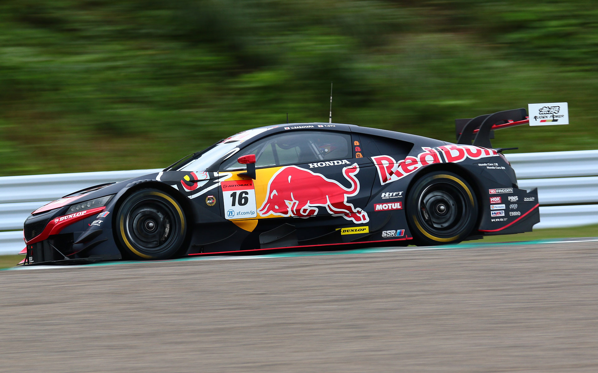 GT500クラス予選2位は16号車 Red Bull MOTUL MUGEN NSX-GT（笹原右京/大湯都史樹組、DL）