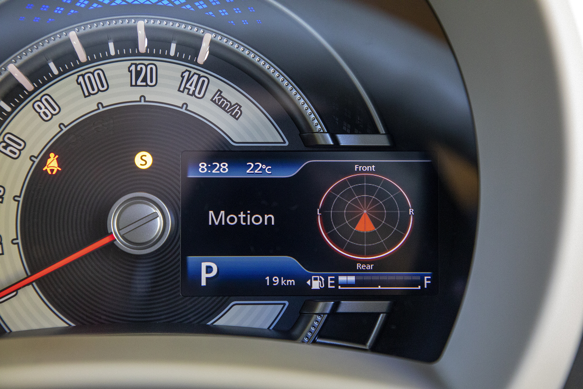 メーター内ディスプレイの表示パターン