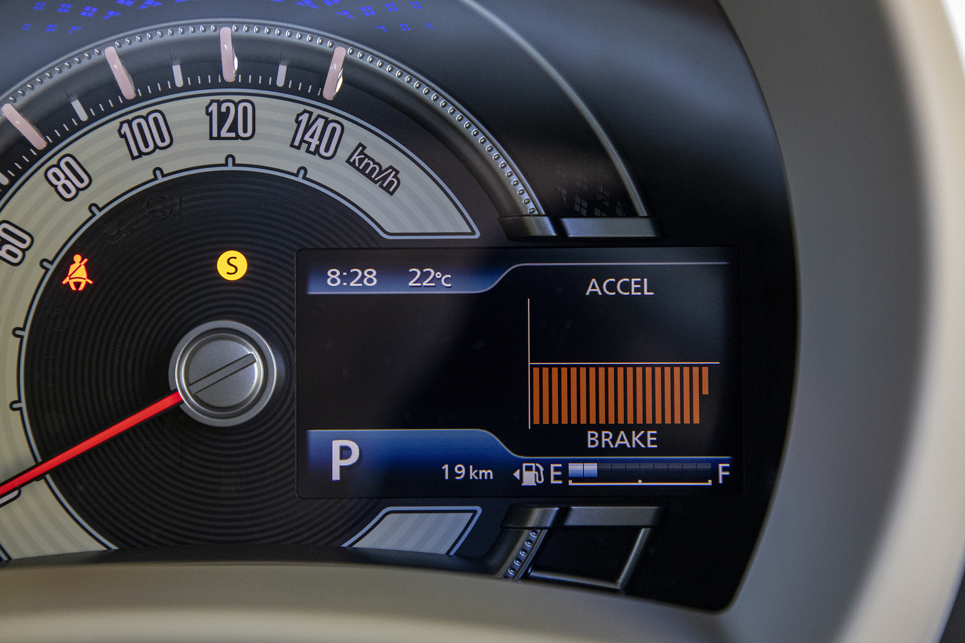 メーター内ディスプレイの表示パターン