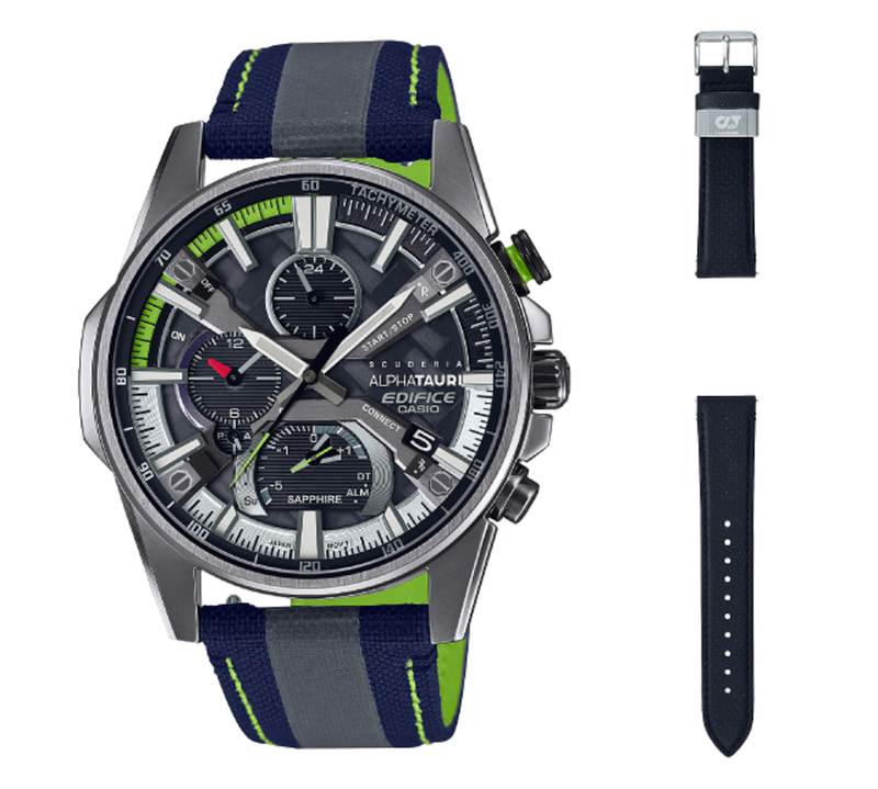カシオ、F1「スクーデリア・アルファタウリ」とコラボした“EDIFICE”新