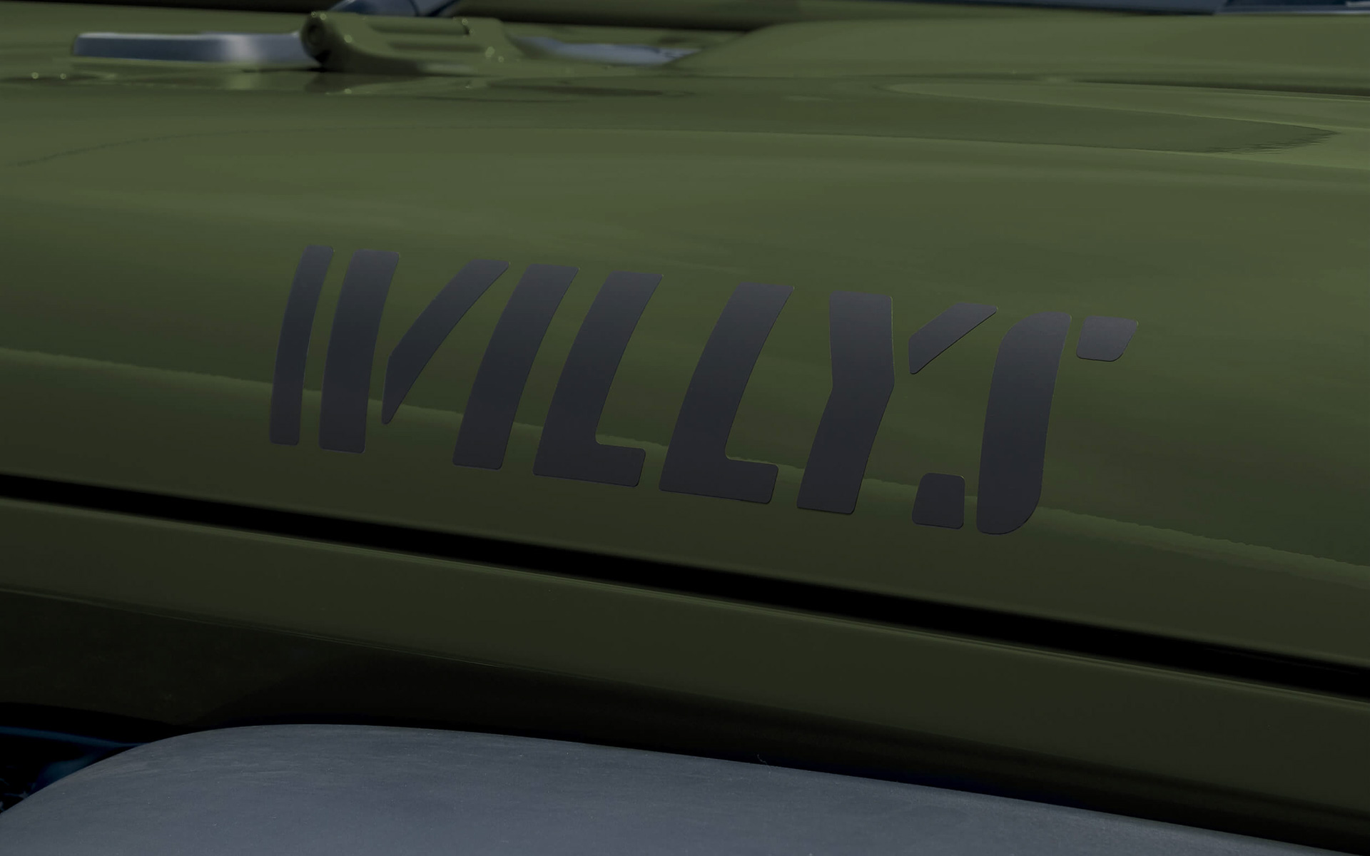 「WILLYS」ボンネットデカール