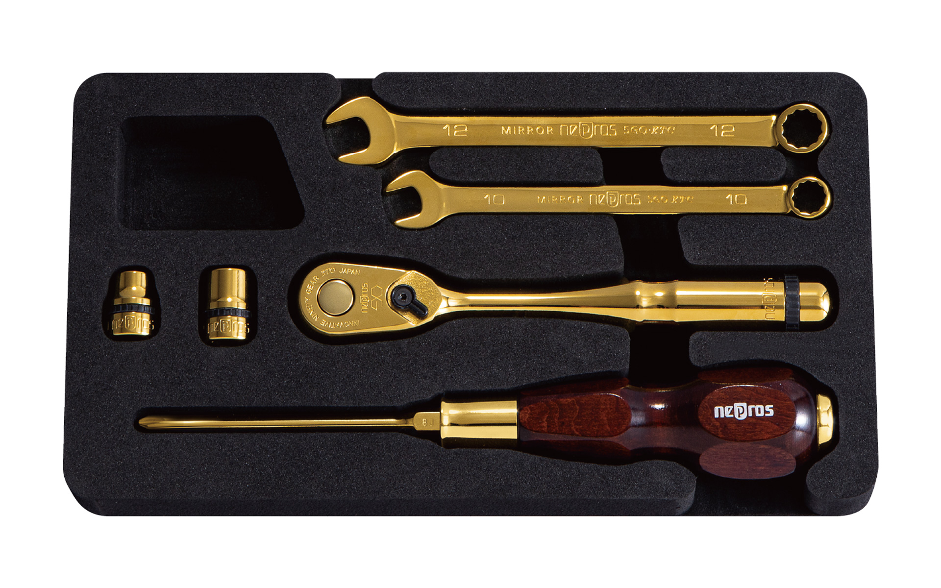 ネプロス トライアルツールセット iPゴールド（6点）は価格3万円（税別）