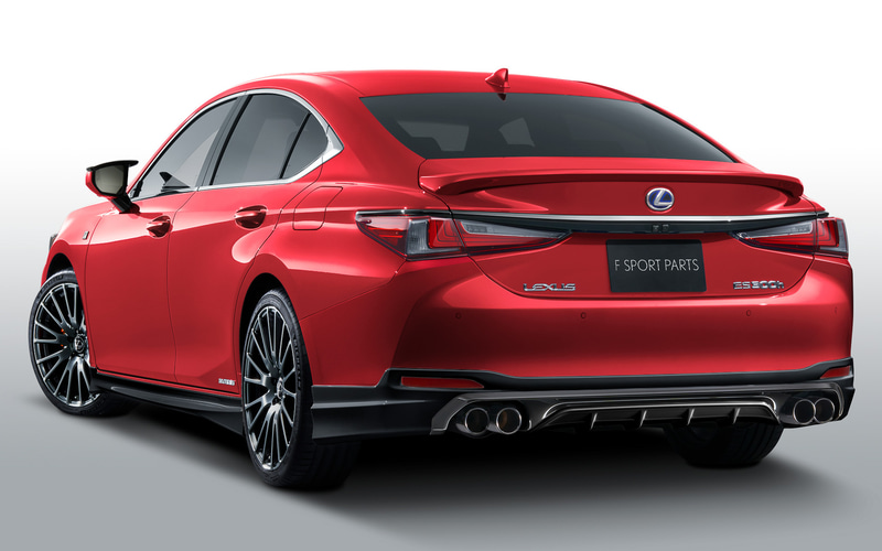 TRD、レクサス新型「ES」の走りを磨くアイテム「F SPORT PARTS（TRD