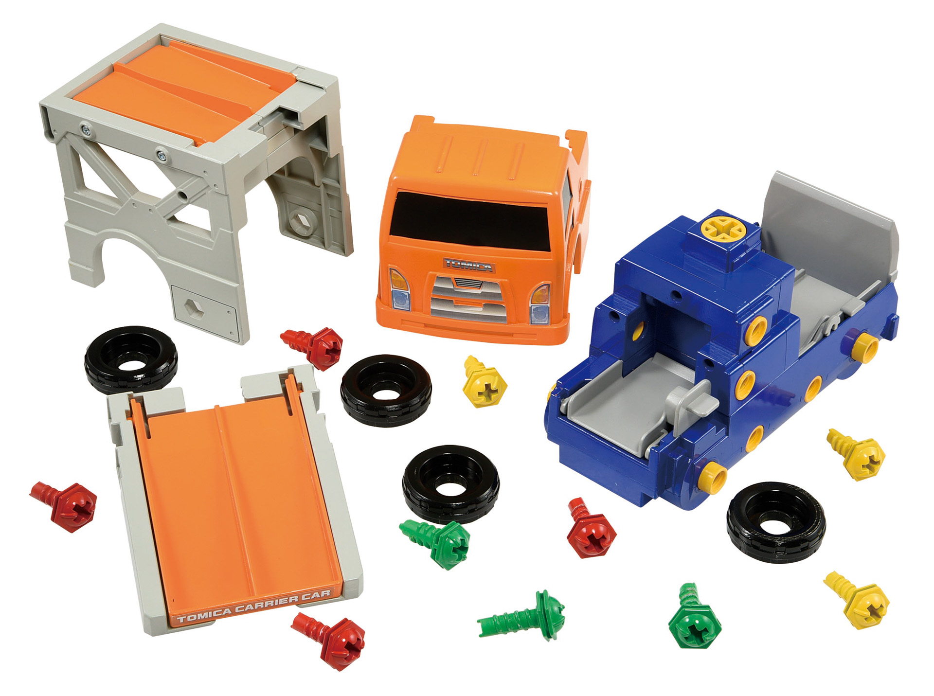 キャリアカー、写真のトミカ（ミニカー）は付属しない