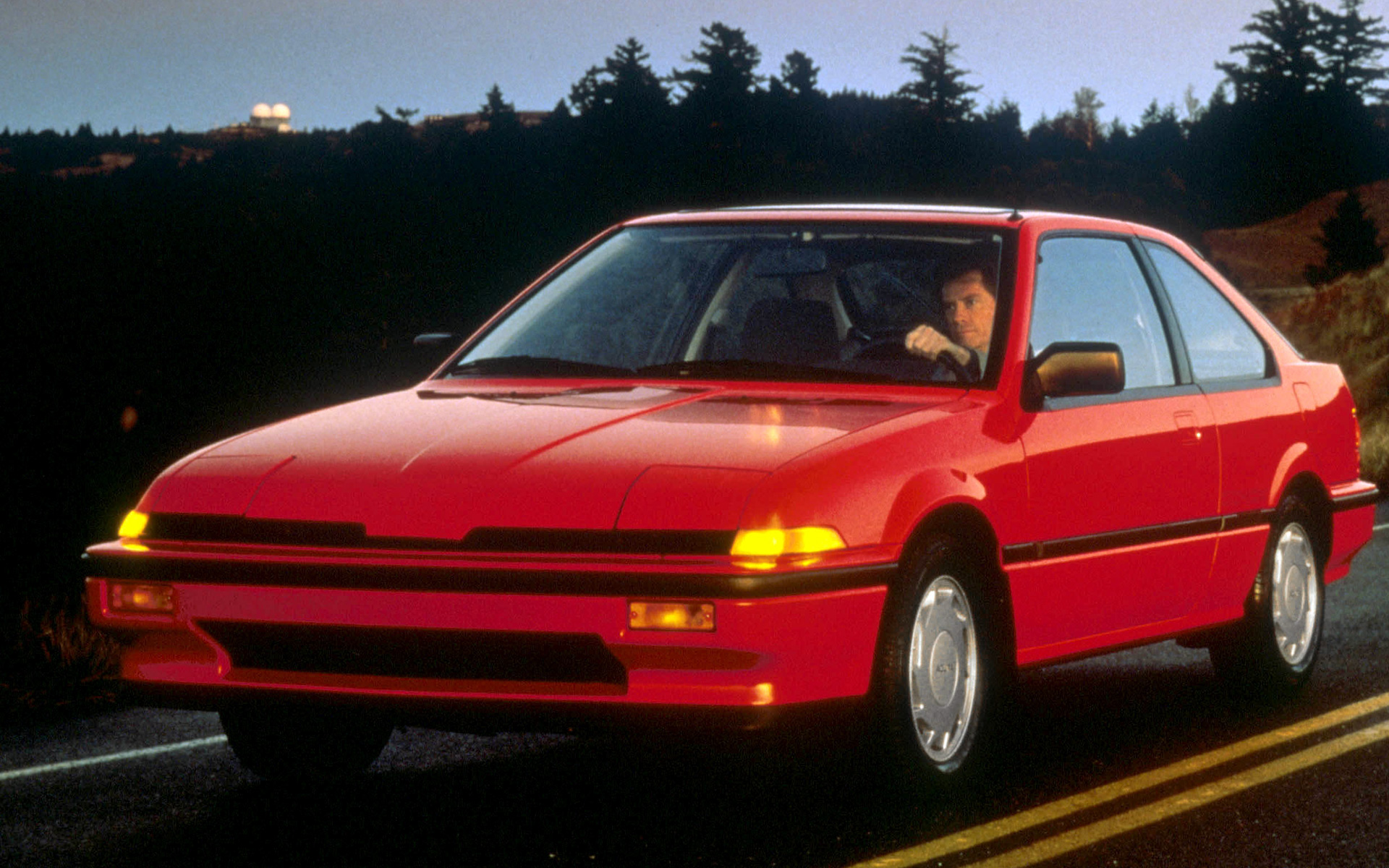 1986年のアキュラ「インテグラ」クーペ