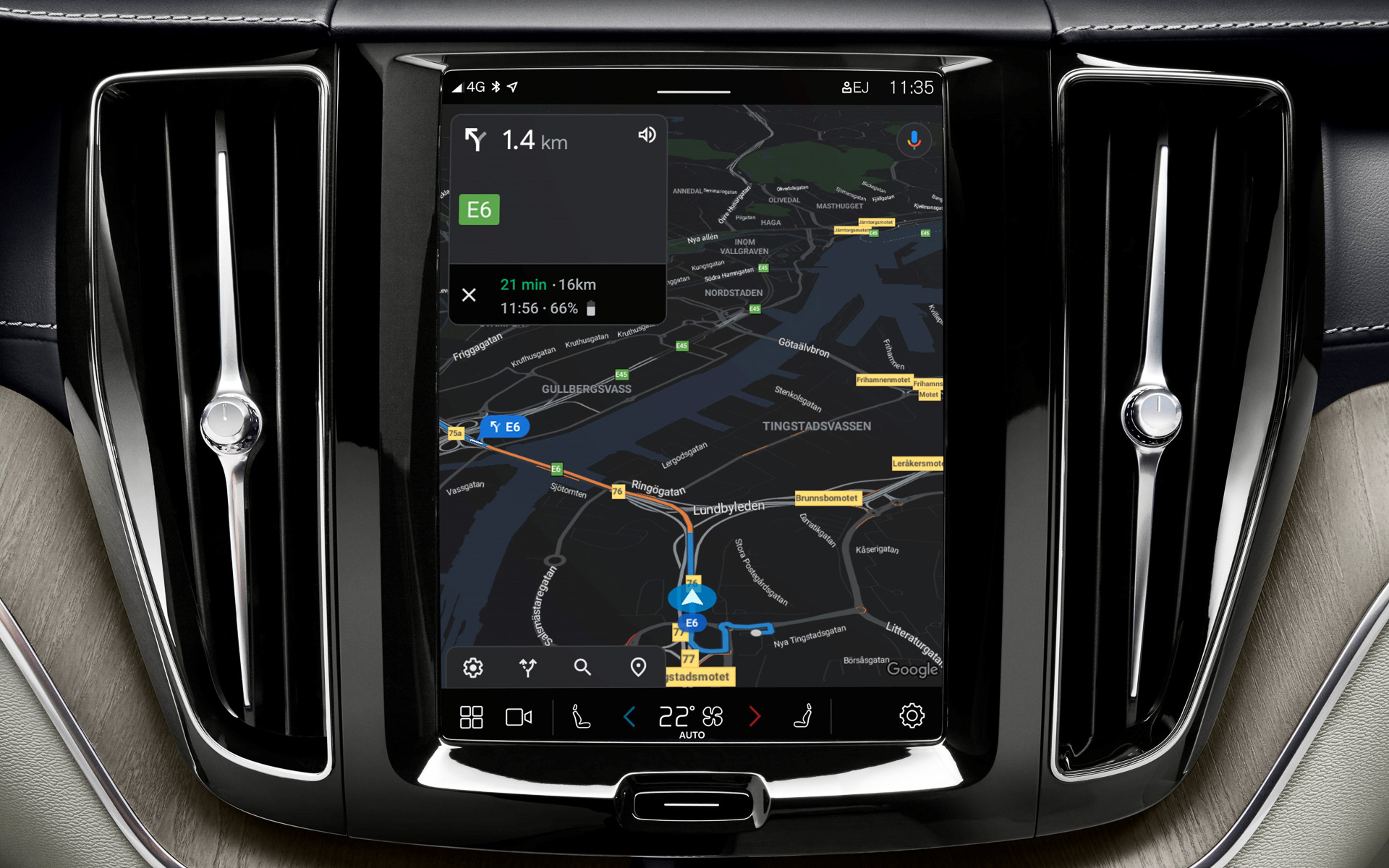 Google搭載の新型インフォテイメント・システムが搭載された