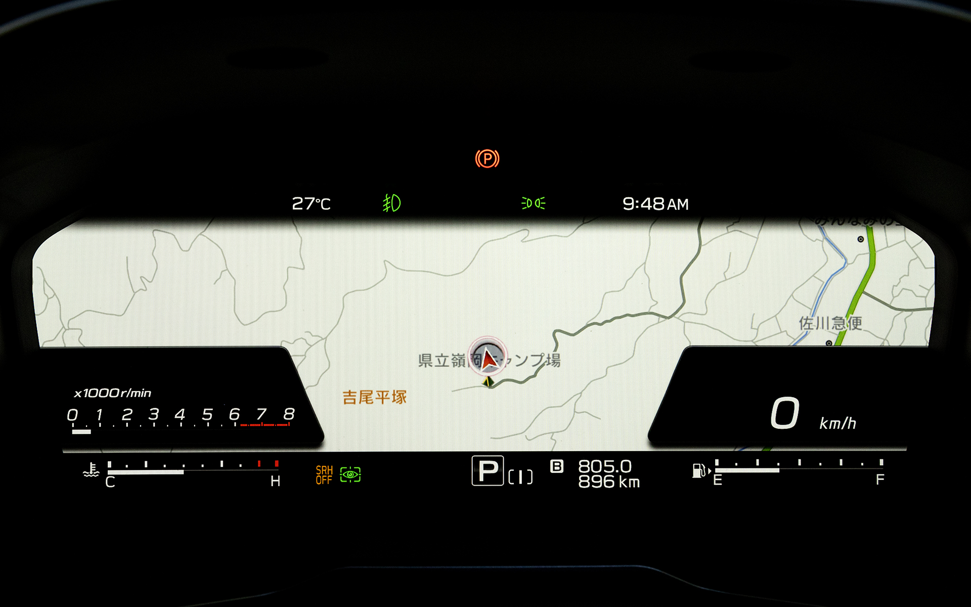 12.3インチのフル液晶メーターを採用。基本的な表示パターンは3タイプ用意される