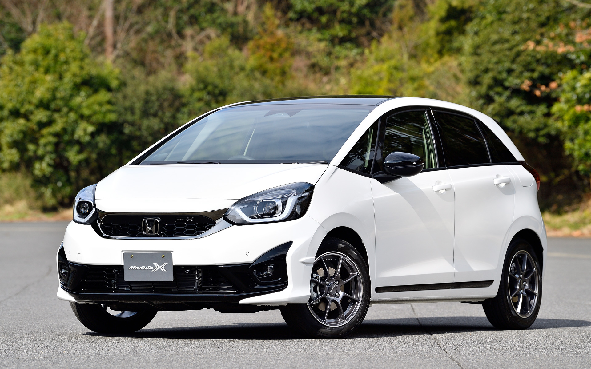 会場ではHonda Dogシリーズを装着した「FIT e:HEV Modulo X」をはじめ、デモカーやアイテムを展示する