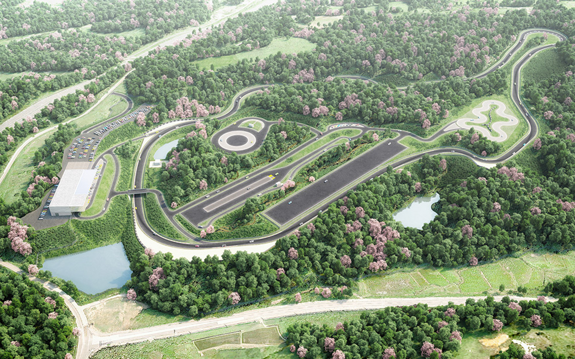 10月1日にオープンするポルシェ・エクスペリエンスセンター東京（千葉県）