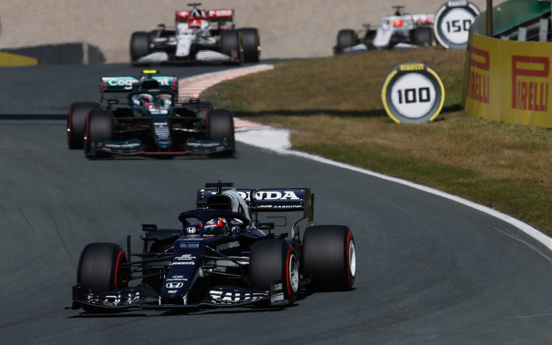 角田裕毅選手はパワーユニットのトラブルでリタイア