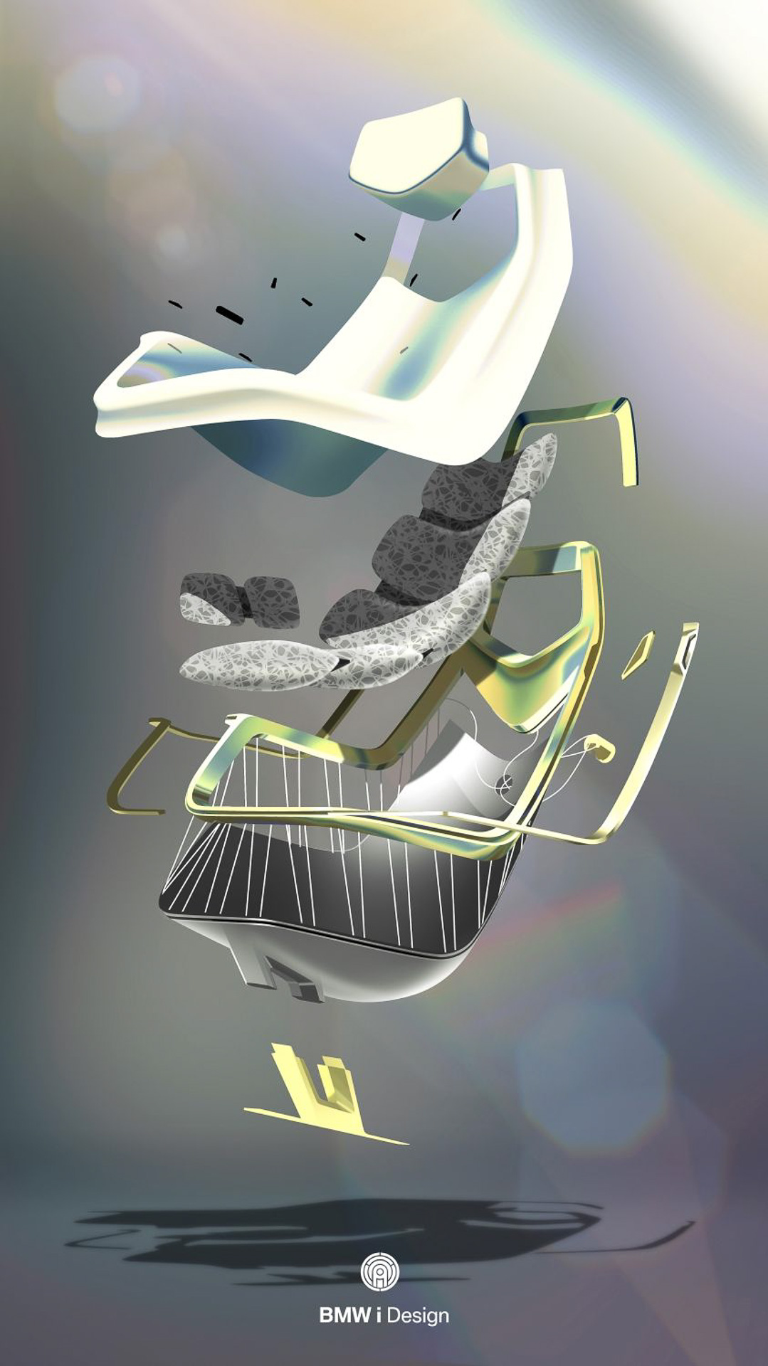 ステアリングまわりやシートも「ジョイフル・フュージョン」ファスナーにより固定と解体を可能とする