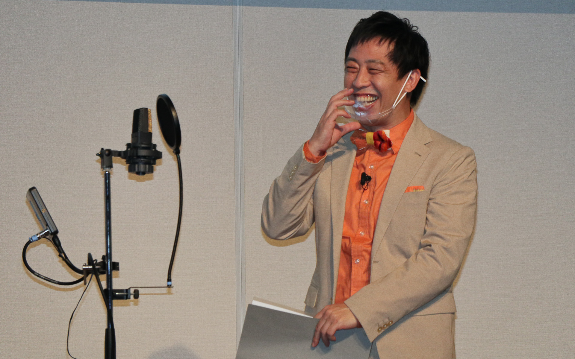 冒頭の「ぎゃー、ハンドルが効かなーい！」というセリフ以降は、吉田勝子が登場するたびに「かわいい」を連発する“森田ワールド”を展開。収録後の自己評価は「40点」とのこと