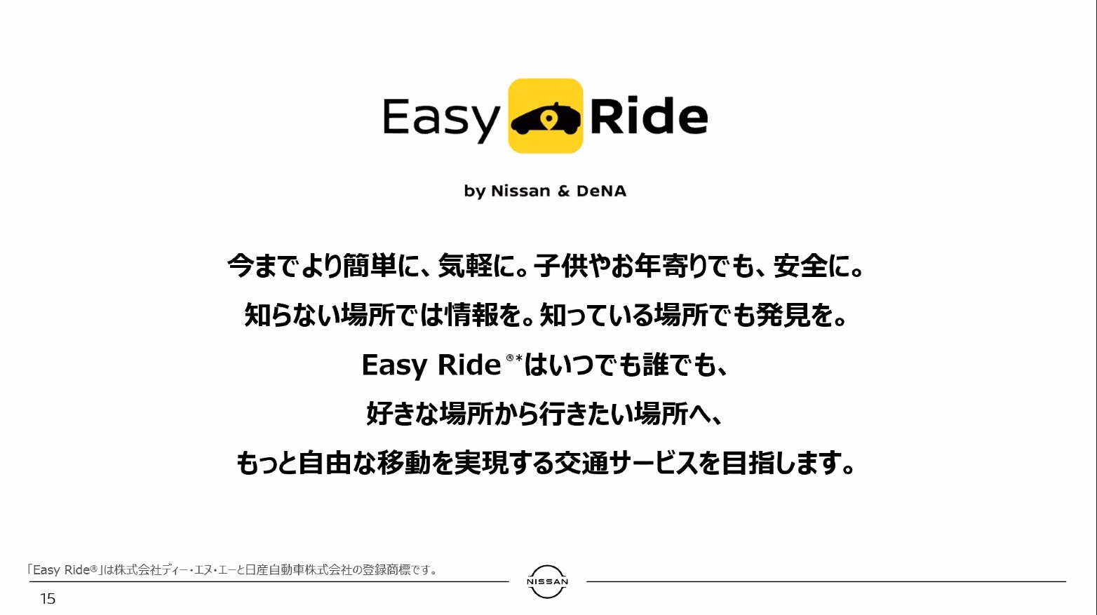 交通サービス「Easy Ride」