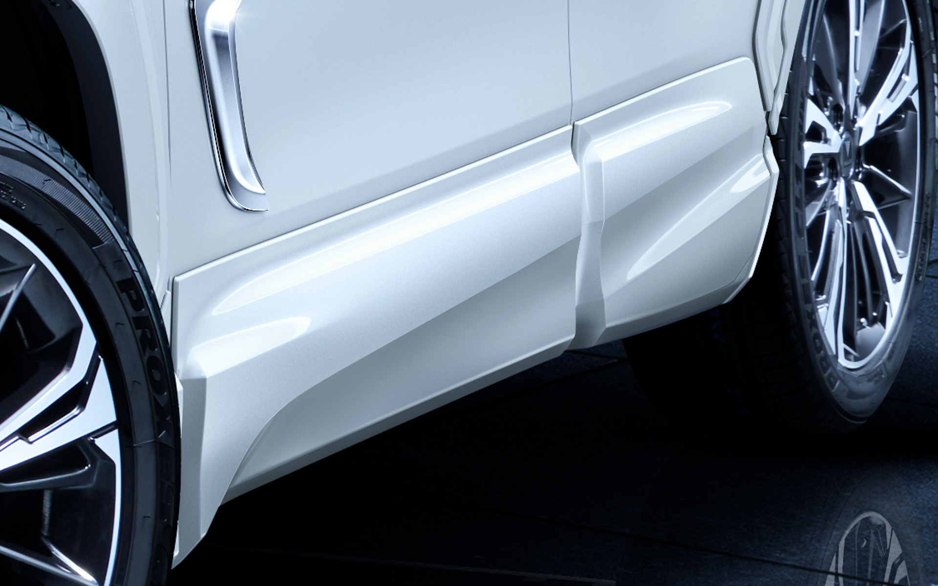 サイドスカート　塗装済7万1500円、素地6万1600円