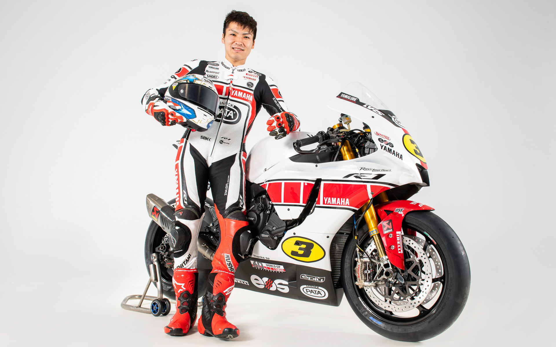 WSBKに参戦している野左根航汰選手（GRT Yamaha WorldSBK Team）