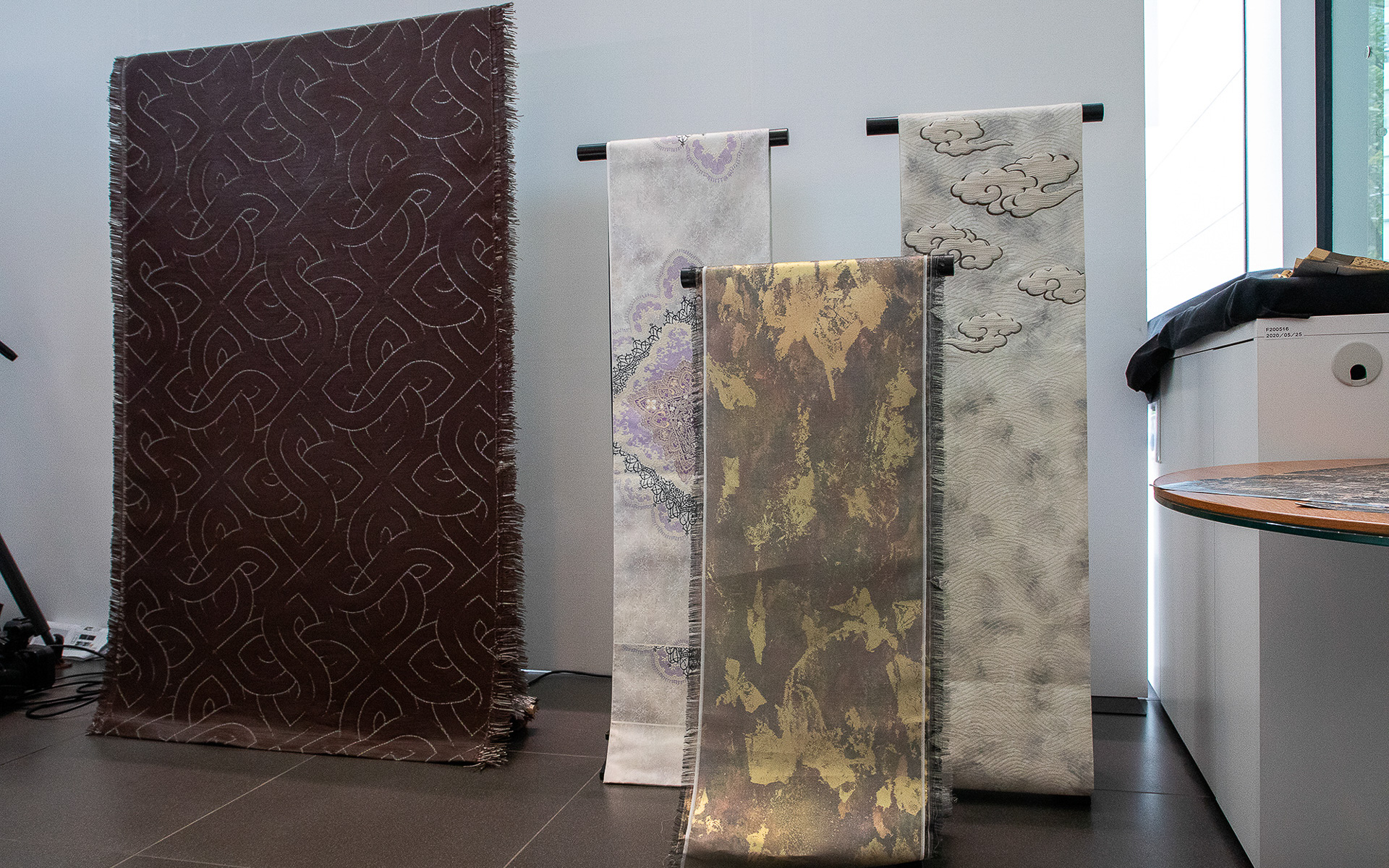 会場に展示してあった西陣の製品