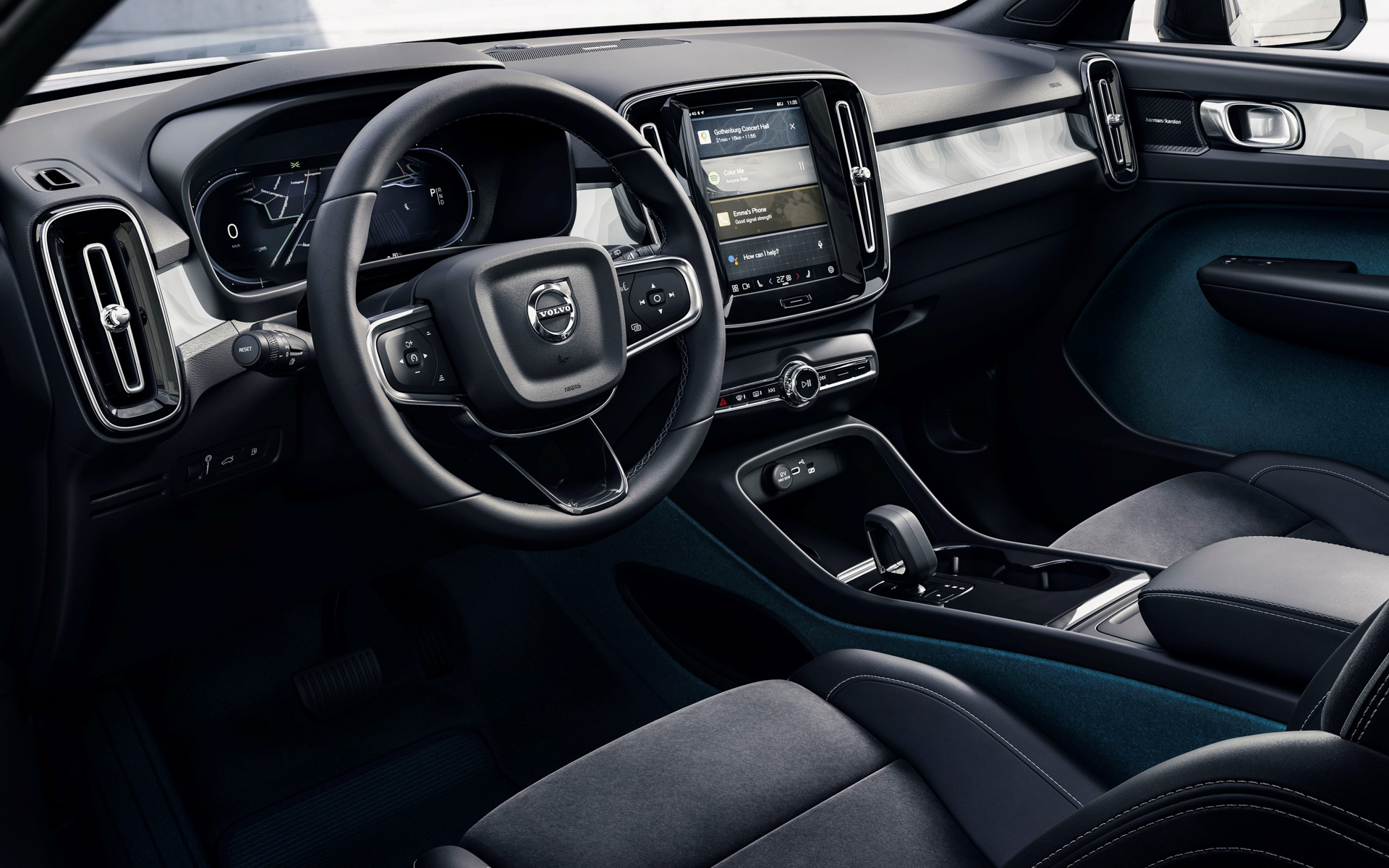 新型EV「C40 Recharge」のインテリア