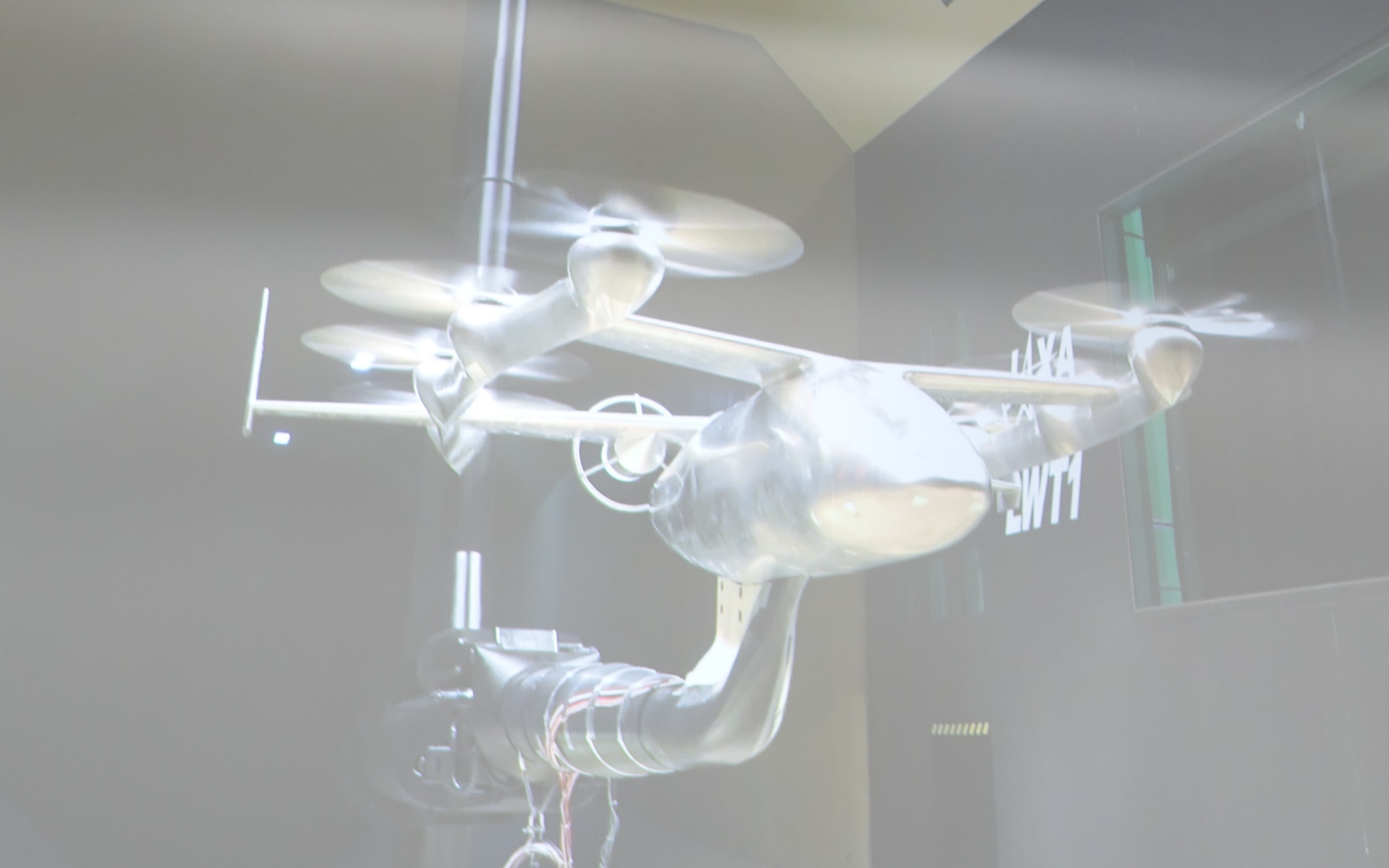 風洞試験の様子