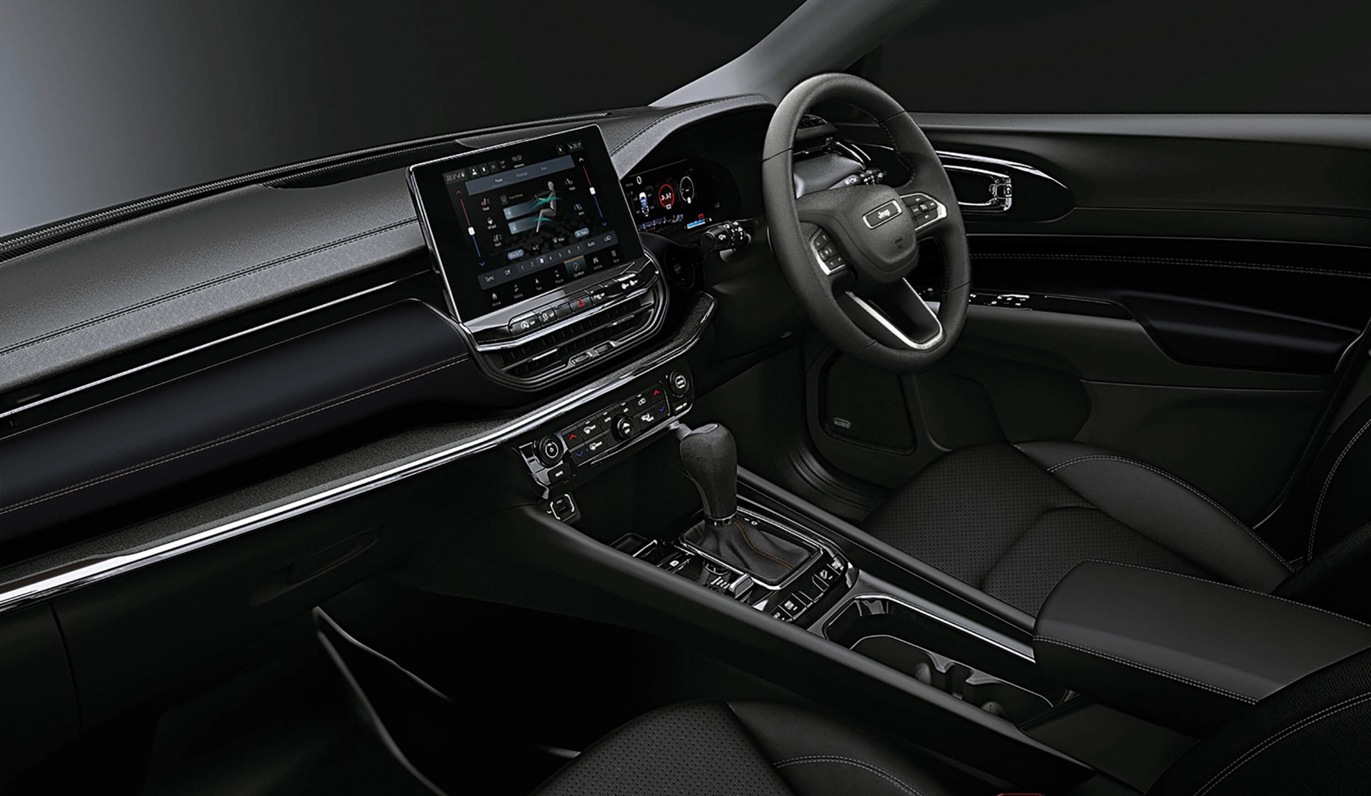 10.1インチタッチパネルモニター付のオーディオナビゲーションシステムを装備