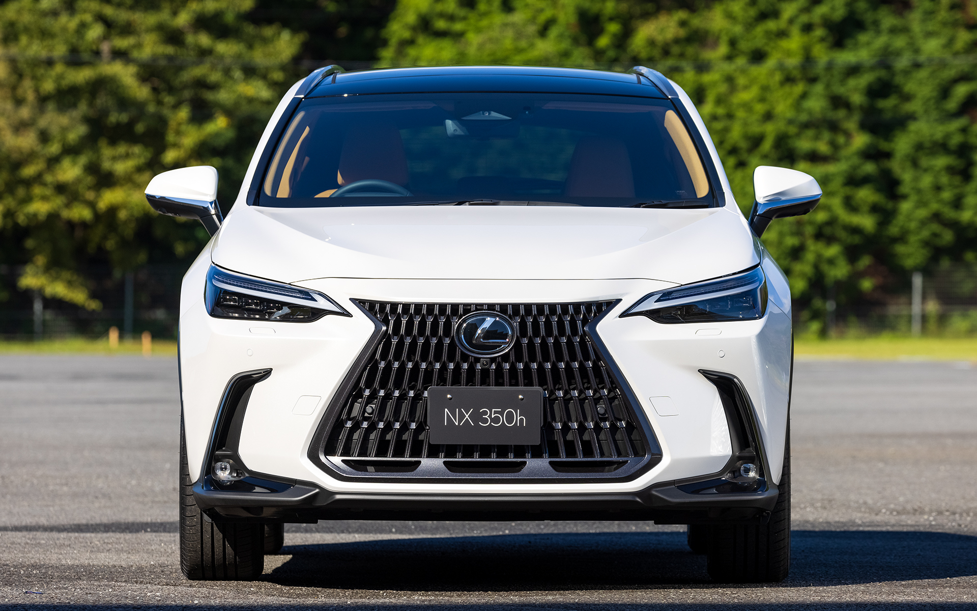 NX350h “version L”。撮影車両のボディカラーはソニッククォーツ