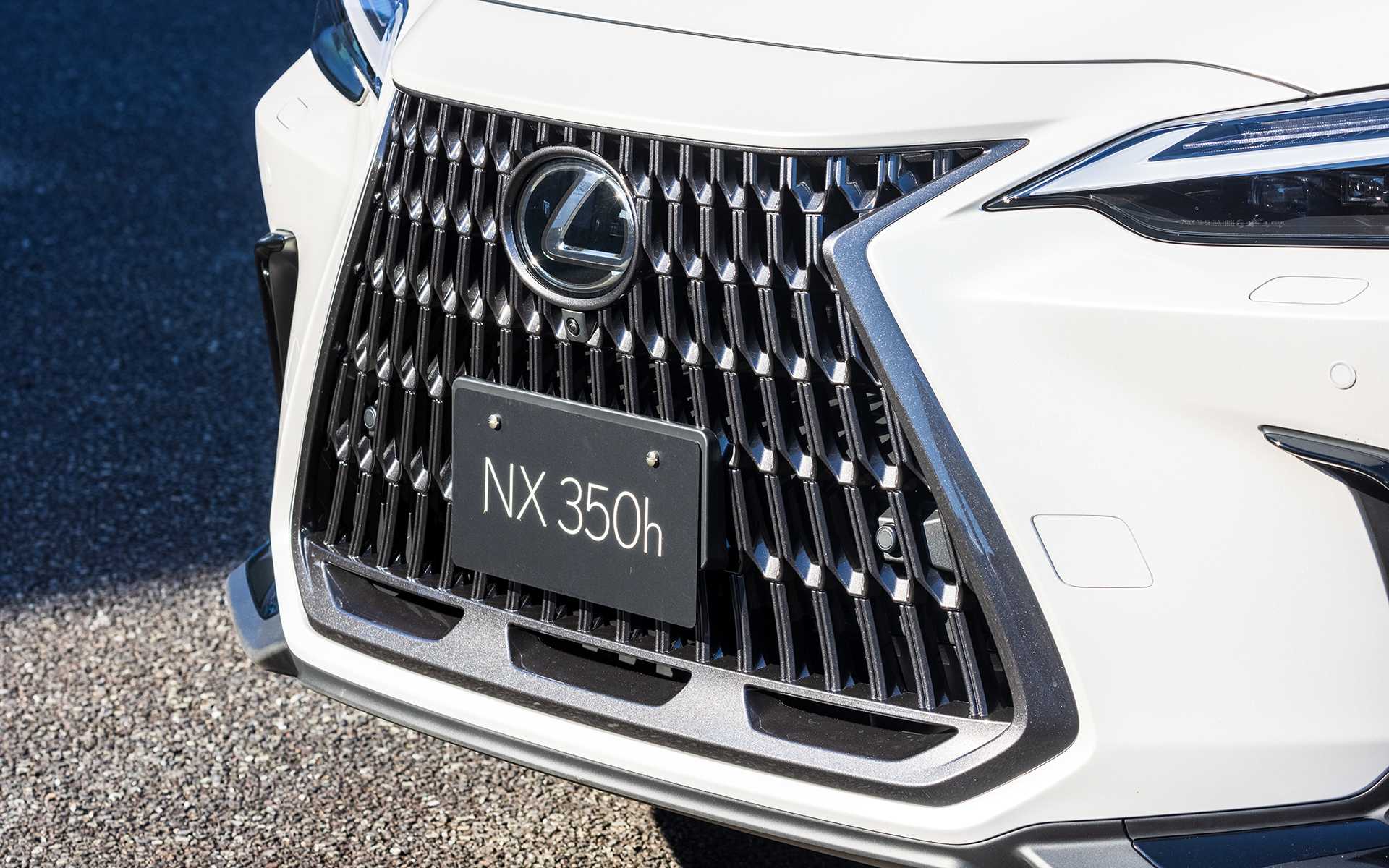 クロームメッキ枠を廃止しカタマリ感を強調した新型スピンドルグリルを採用。縦型U字型パターンをメインに下部にはスリット状の開口部を採用