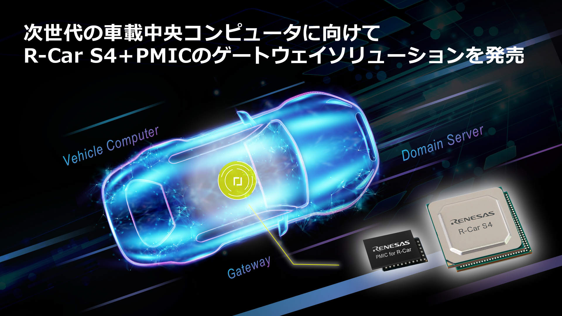 ルネサスが発表した新しい半導体製品「R-Car S4」