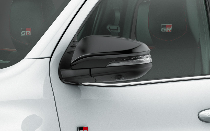 サイドターンランプ付電動格納式ドアミラー（ブラック塗装）