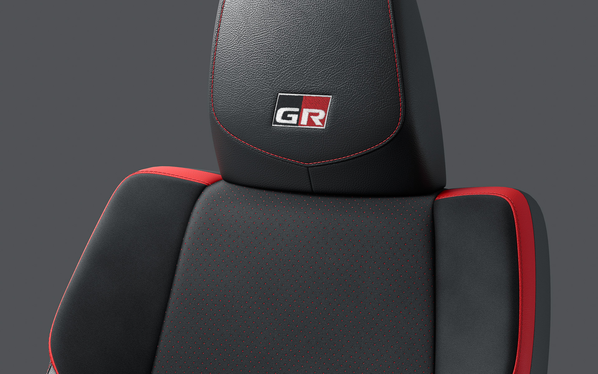 パーフォレーション付ブランノーブ＋合成皮革シート（GR刺繍ロゴ付）