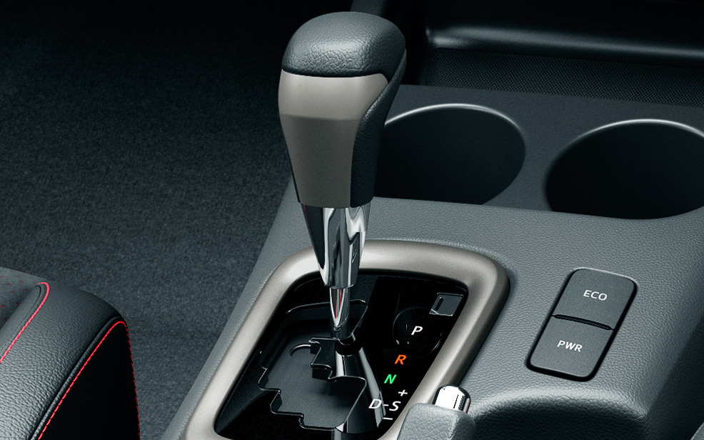 専用シフトノブ（本革巻き＋スモークシルバー加飾）