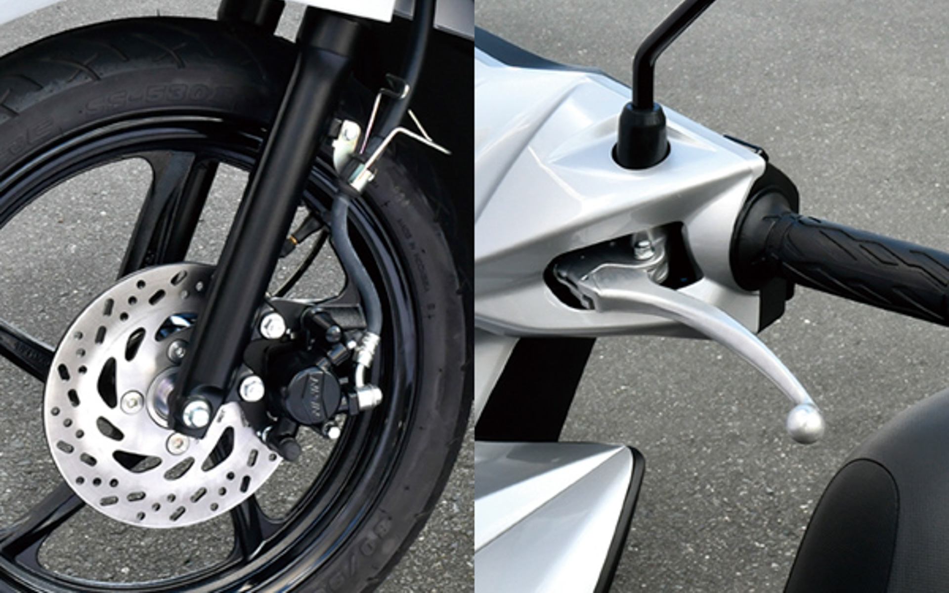 コンバインドブレーキを採用