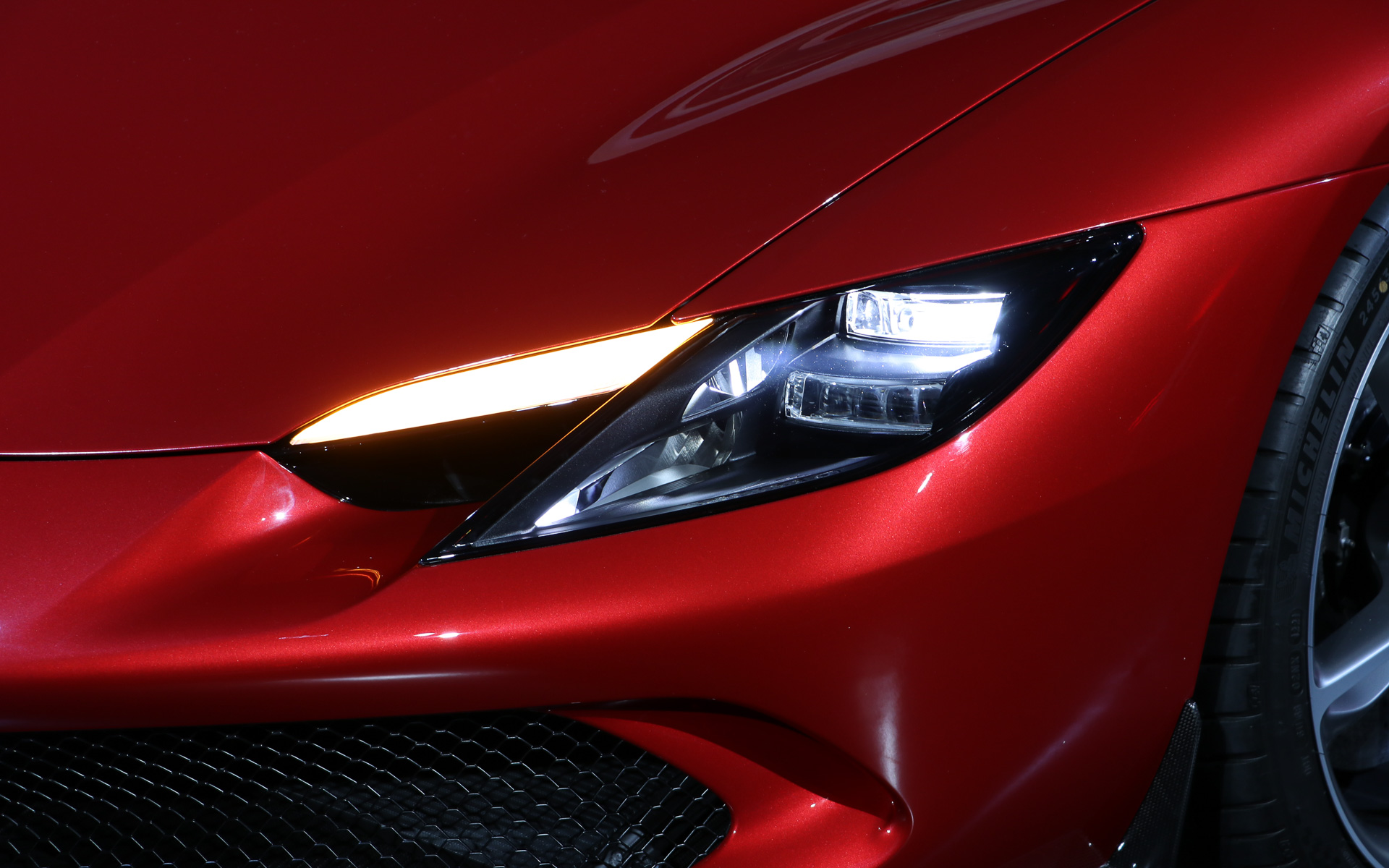 ウインカー作動時