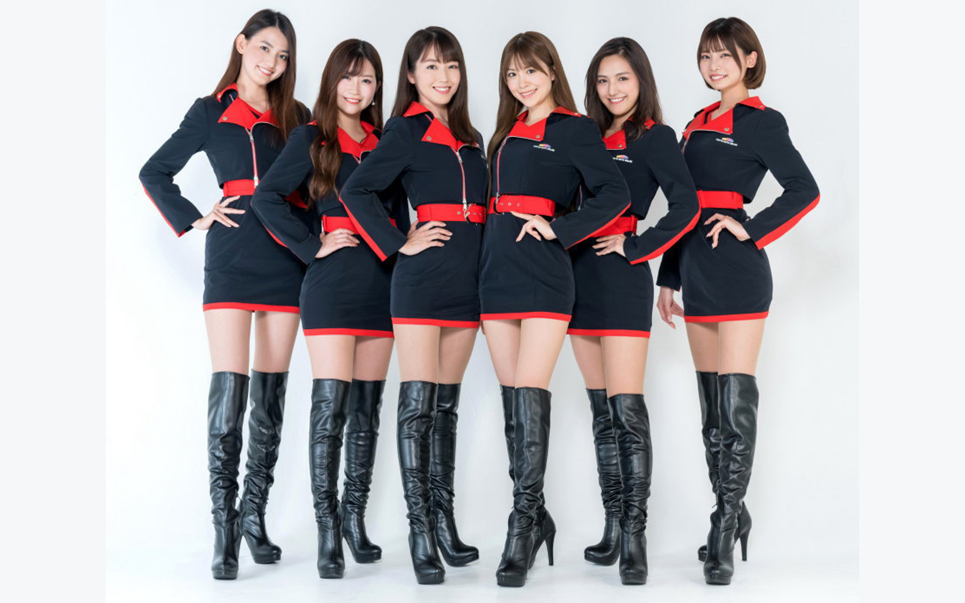 写真は左から、黒木麗奈さん、日南まみさん、沙倉しずかさん、松田蘭さん、北川美麗さん、米倉みゆさん