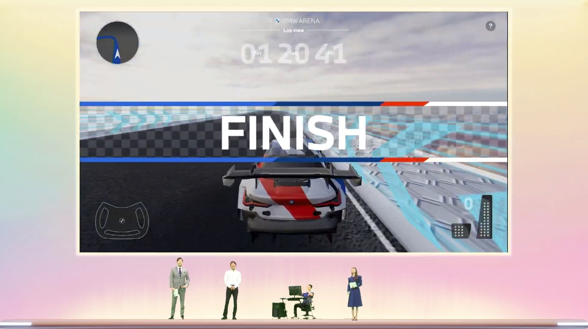 荒選手のタイムから3秒ほど遅れた1分20秒41でフィニッシュ