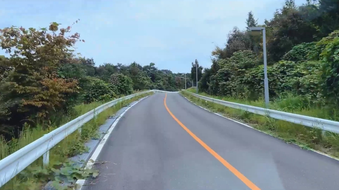 斜度の強い上り坂でもスムーズにぐいぐいと走り抜けていく