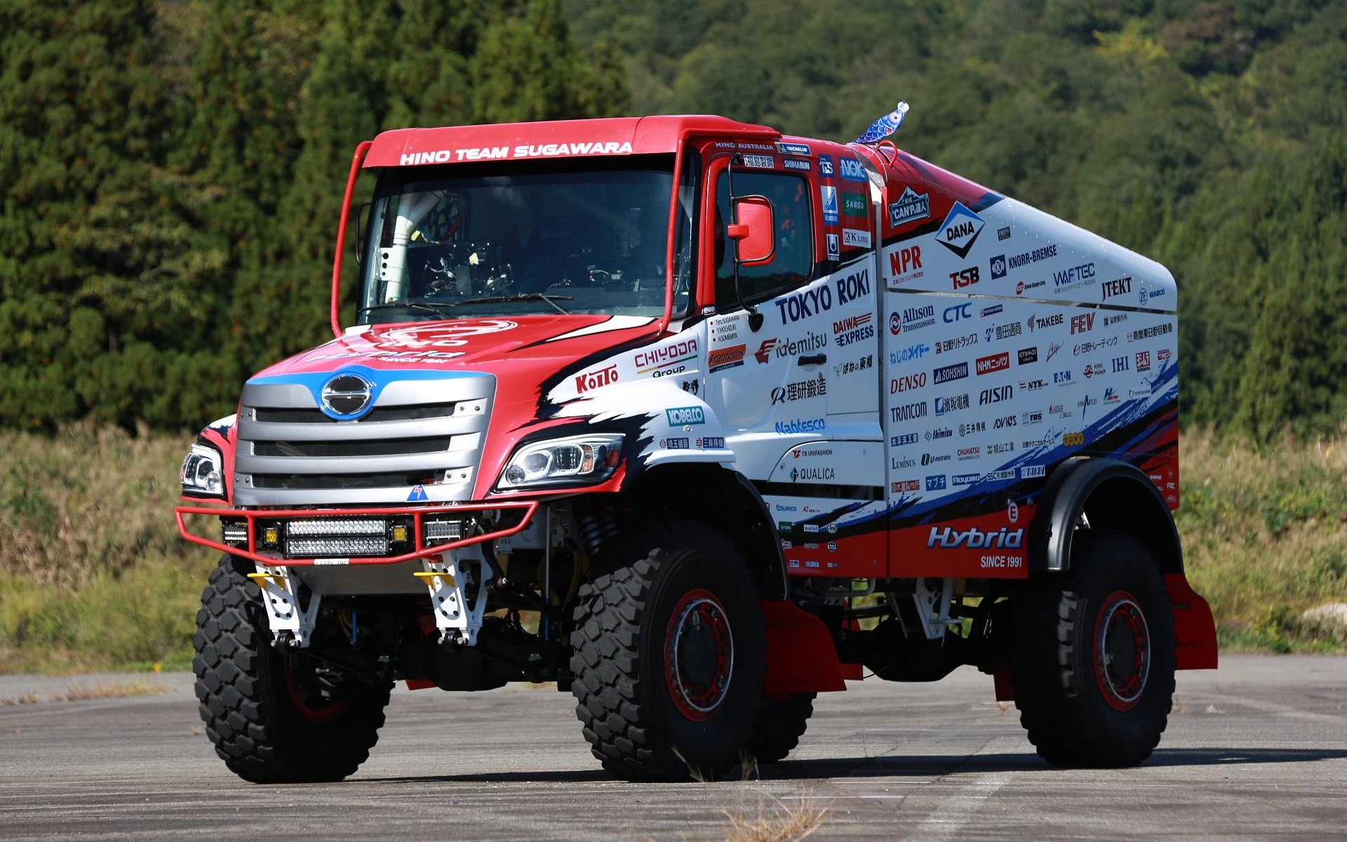 日野チームスガワラの「ダカール・ラリー2022」参戦車のハイブリッド600シリーズ